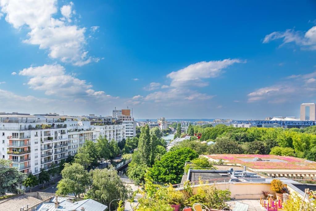 Superbe Duplex Paris-rooftop Vue Panoramique Appartement