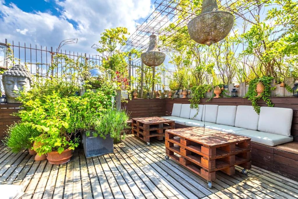 Superbe Duplex Paris-rooftop Vue Panoramique Appartement