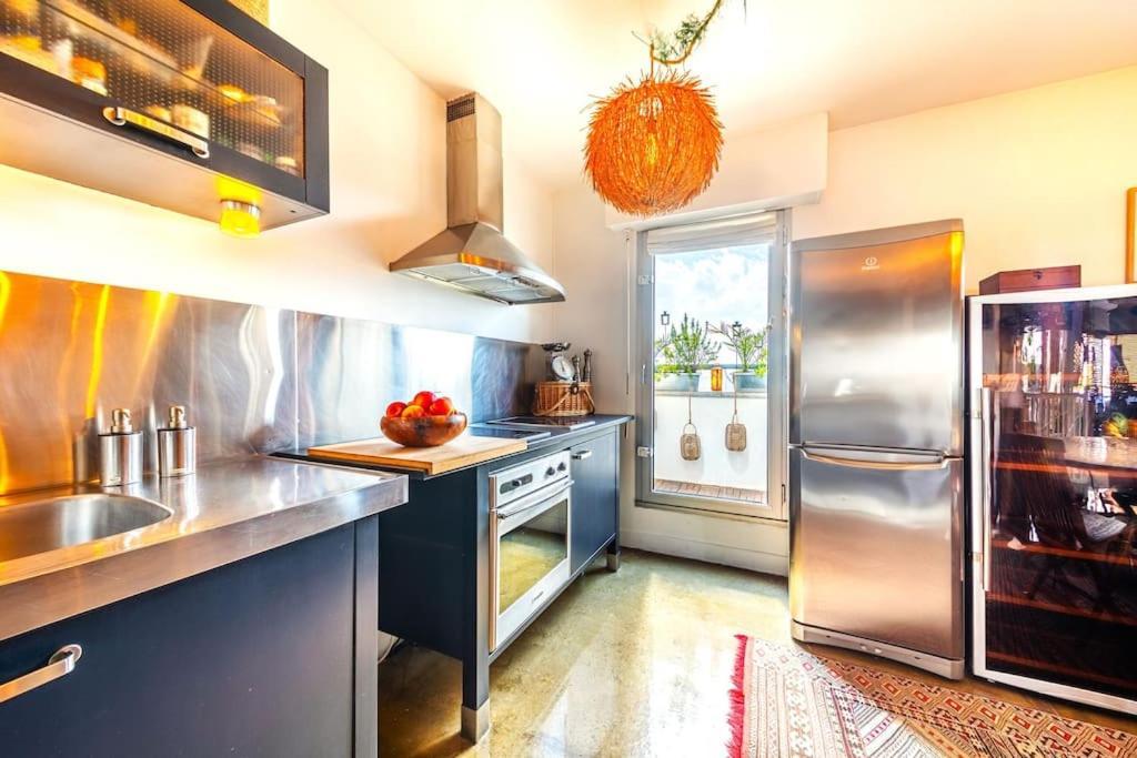 Superbe Duplex Paris-rooftop Vue Panoramique Appartement Parijs